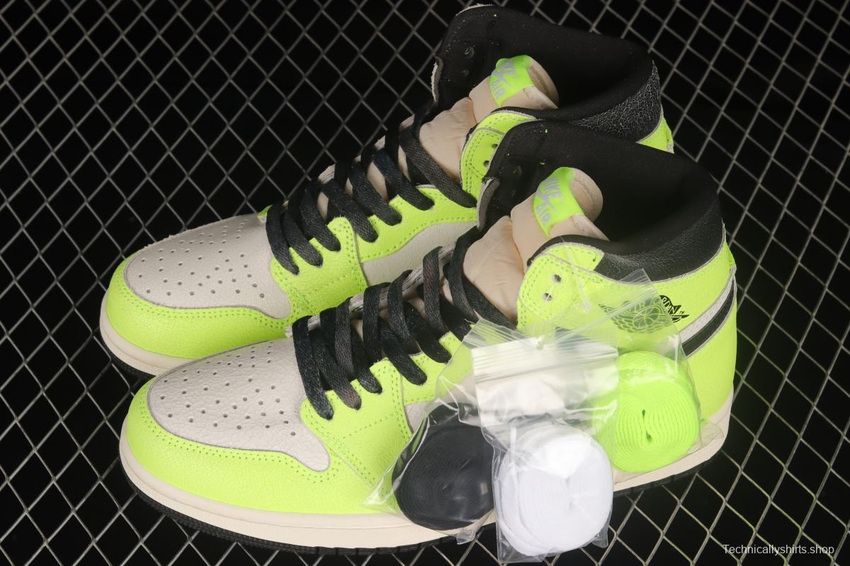 Air Jordan 1 High OG Volt Fluorescent Green 555088-702