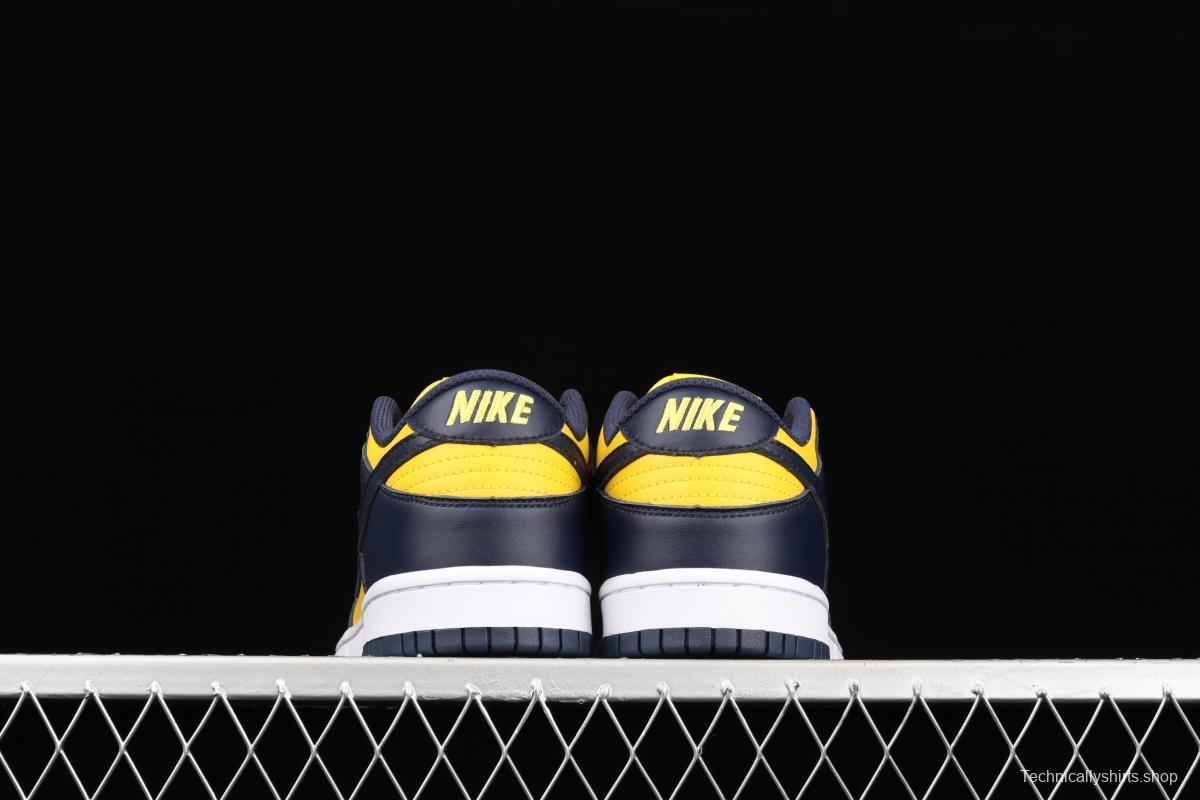 NIKE SB DUNK Low Michigan Michigan color buckle broken backboard fashion casual board shoes DD1391-700