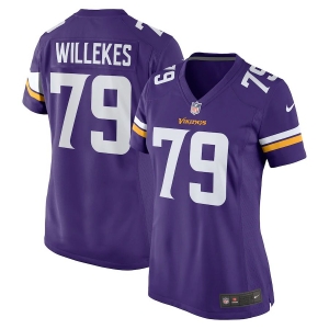 Women's Kenny Willekes Purple Player Limited Team Jersey