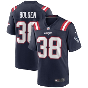 Men's Brandon Bolden Navy Player Limited Team Jersey