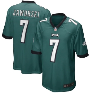 Men's Ron Jaworski Midnight Green Retired Player Limited Team Jersey