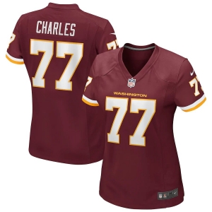 Women's Saahdiq Charles Burgundy Player Limited Team Jersey