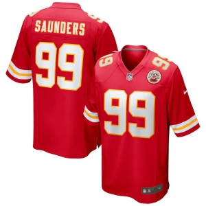 Men's Khalen Saunders Red Player Limited Team Jersey