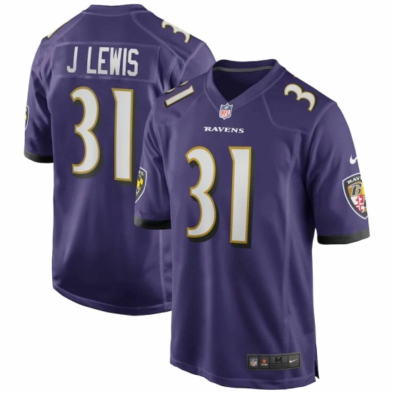 Men's Jamal Lewis Purple Retired Player Limited Team Jersey