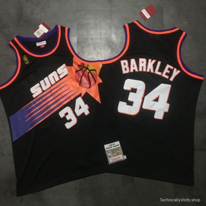 Men's Charles Barkley Black Retro Classic Team Jersey