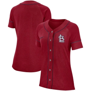 Women's Red Classic Baseball Team Jersey