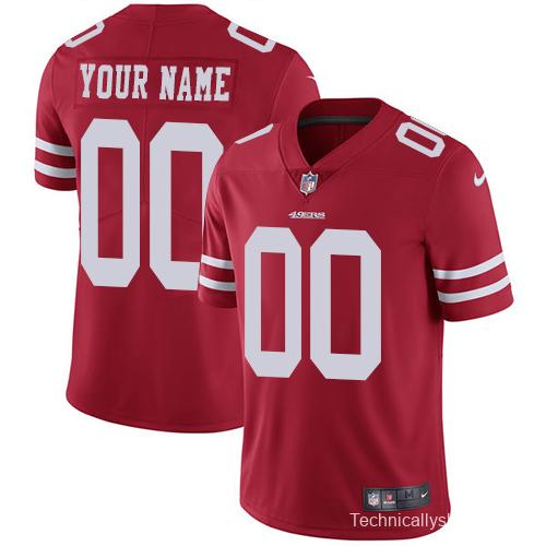 Youth Red Custom Game Team Jersey