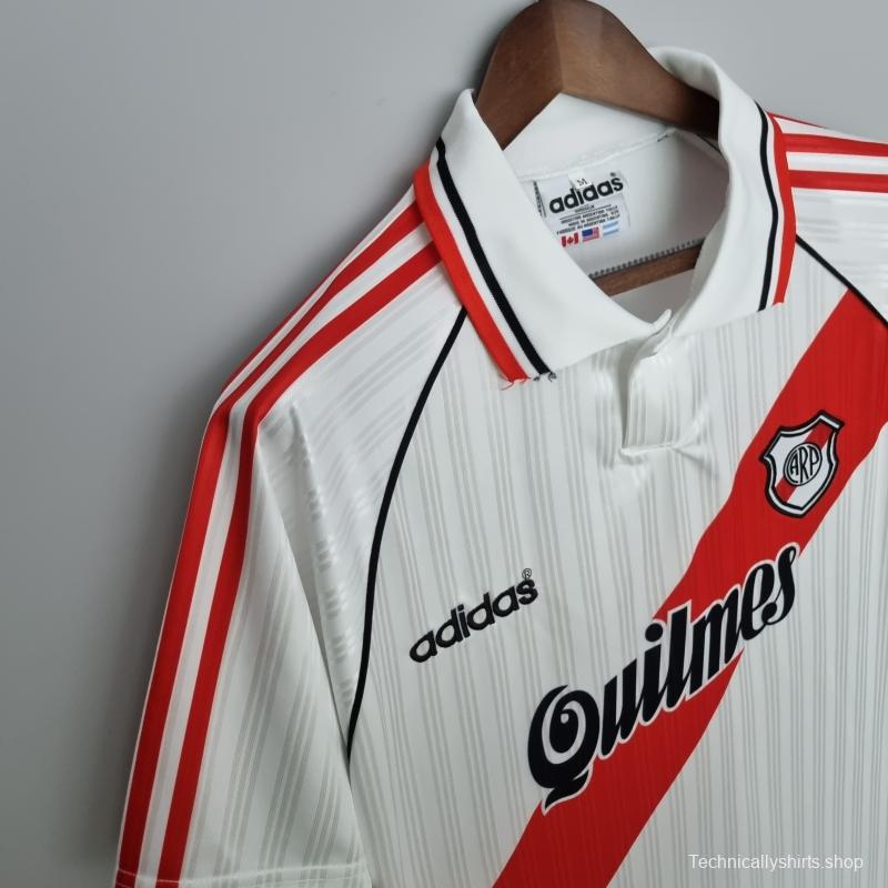 Retro River Plate 95/96 home Soccer Jersey