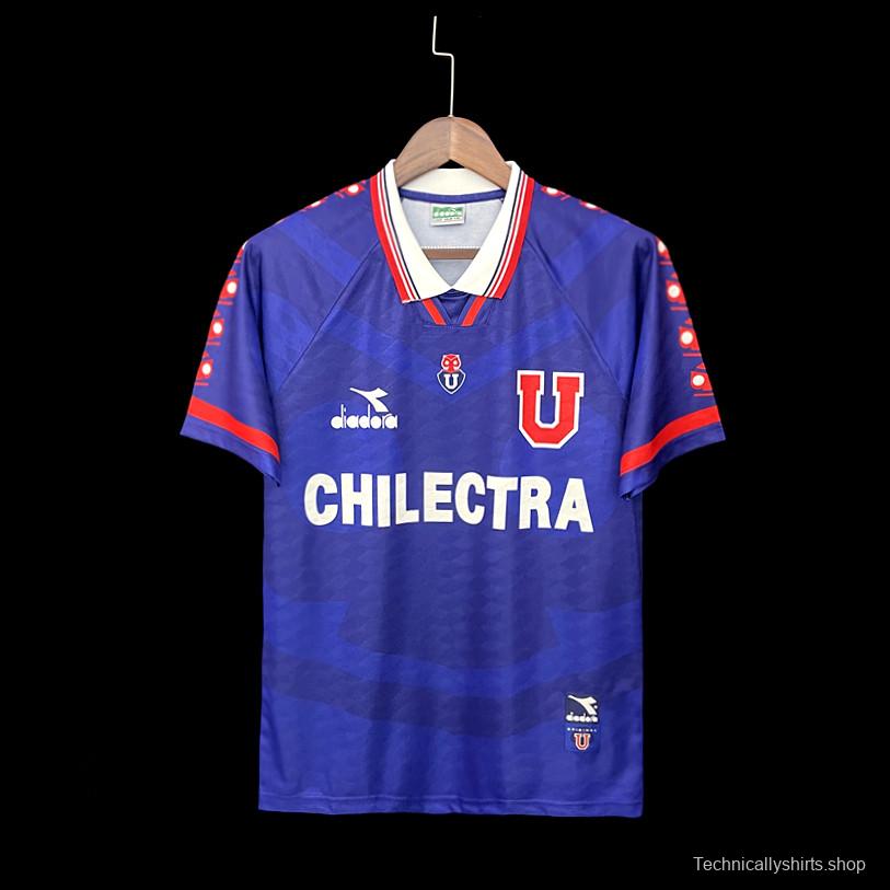 Retro 96 97 Universidad de Chile Home Soccer Jersey