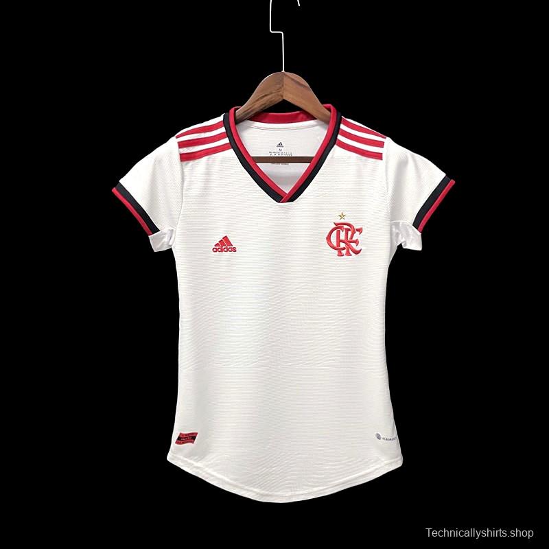 22/23 Flamengo Away Woman  Soccer Jersey