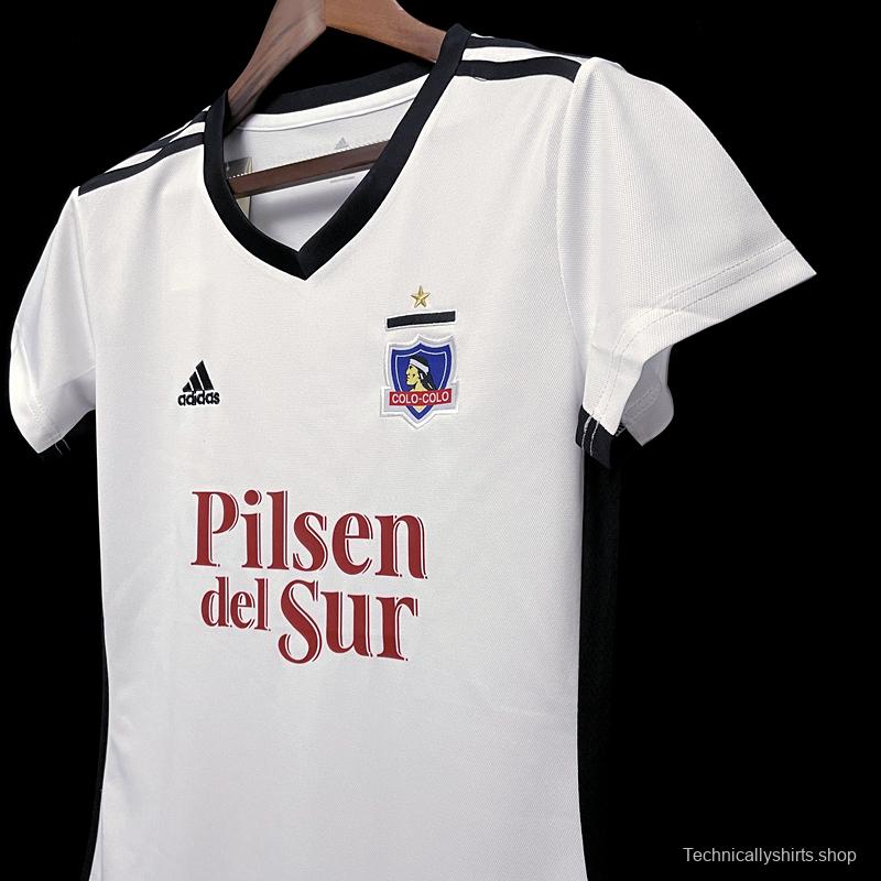 22/23 Colo Colo Home Woman  Soccer Jersey