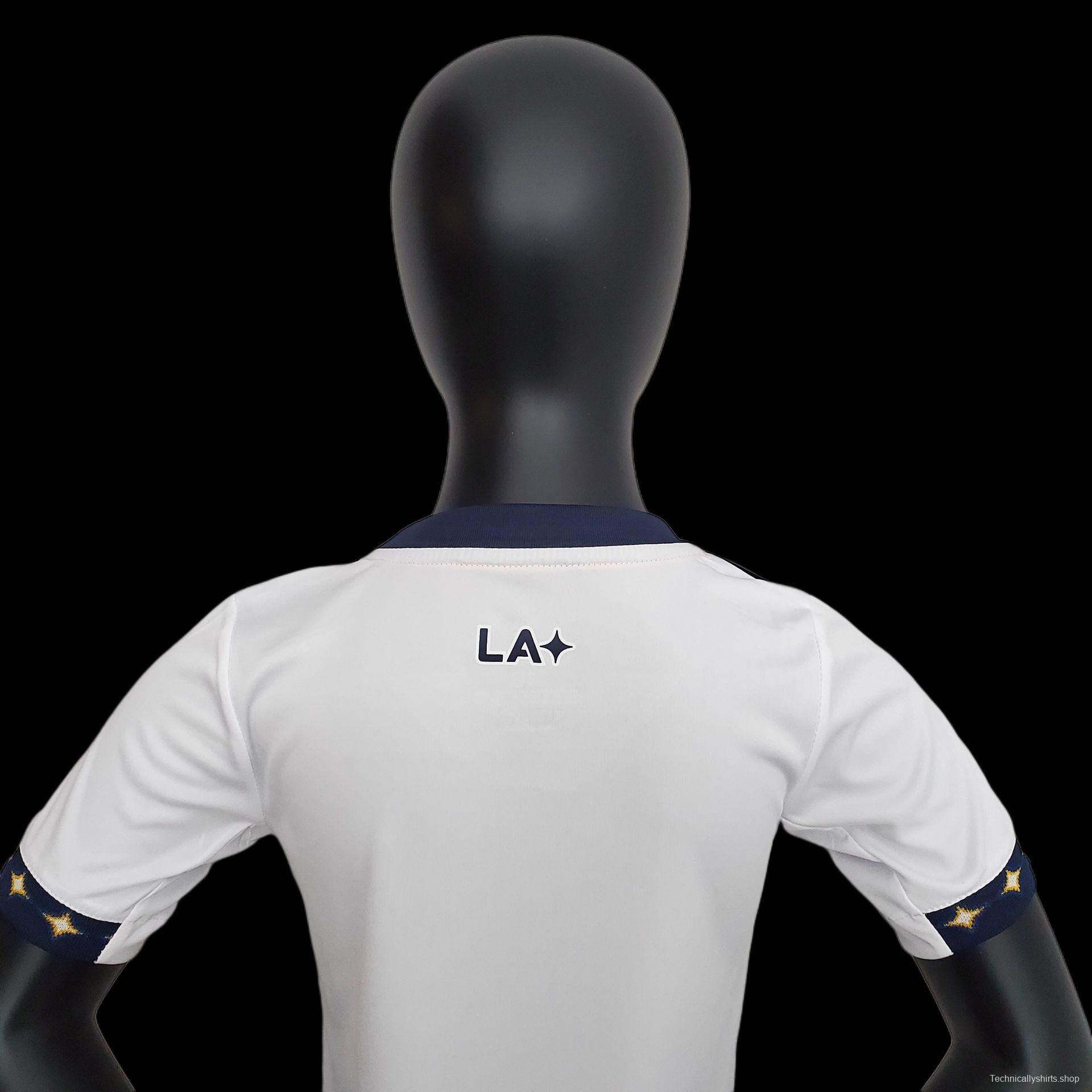 22/23 Kids LA Galaxy Home Size 16-28 Soccer Jersey