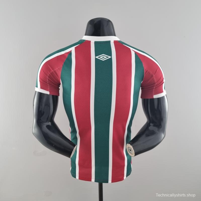 Player Version 22/23 Fluminense Home  Soccer Jersey