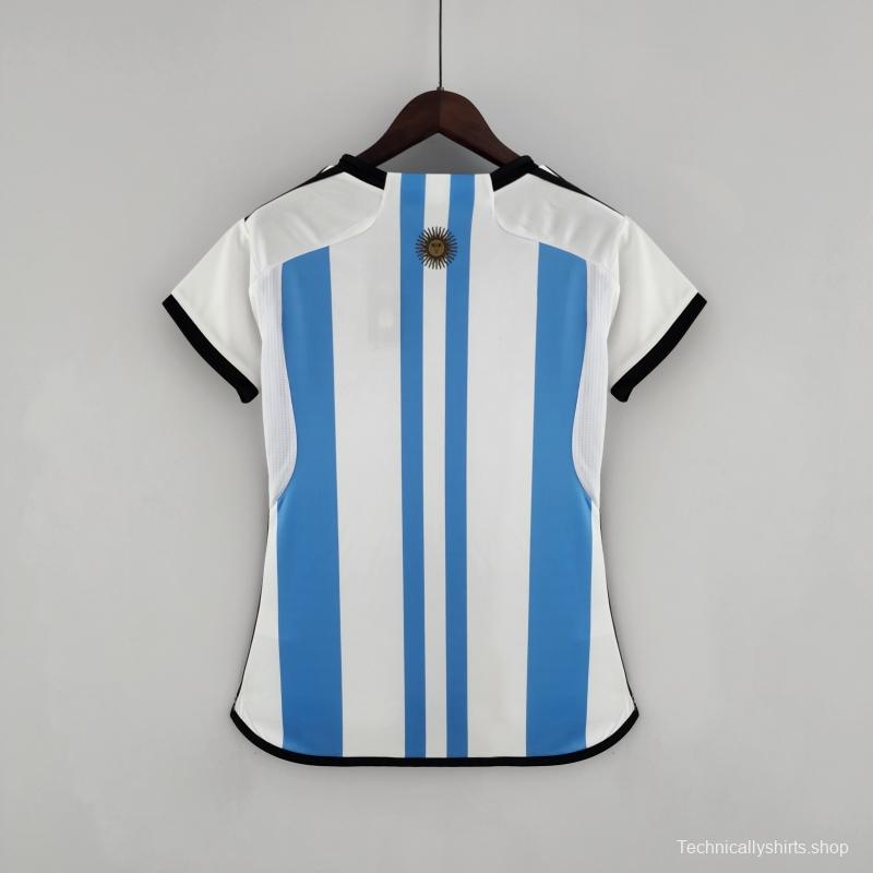 2022 Argentina Women's Home Soccer Jersey