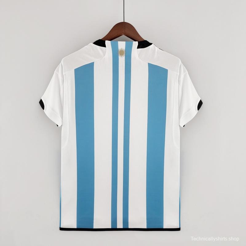 2022 Argentina Home Soccer Jersey