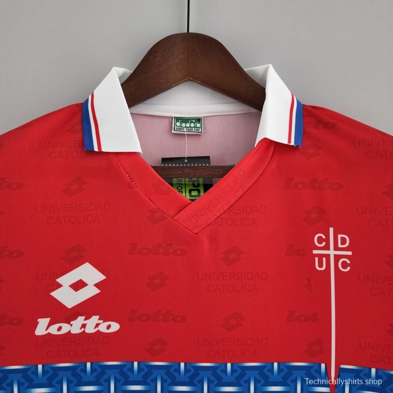 Retro 1996 Long Sleeve Deportivo Universidad Católica Third Away Soccer Jersey