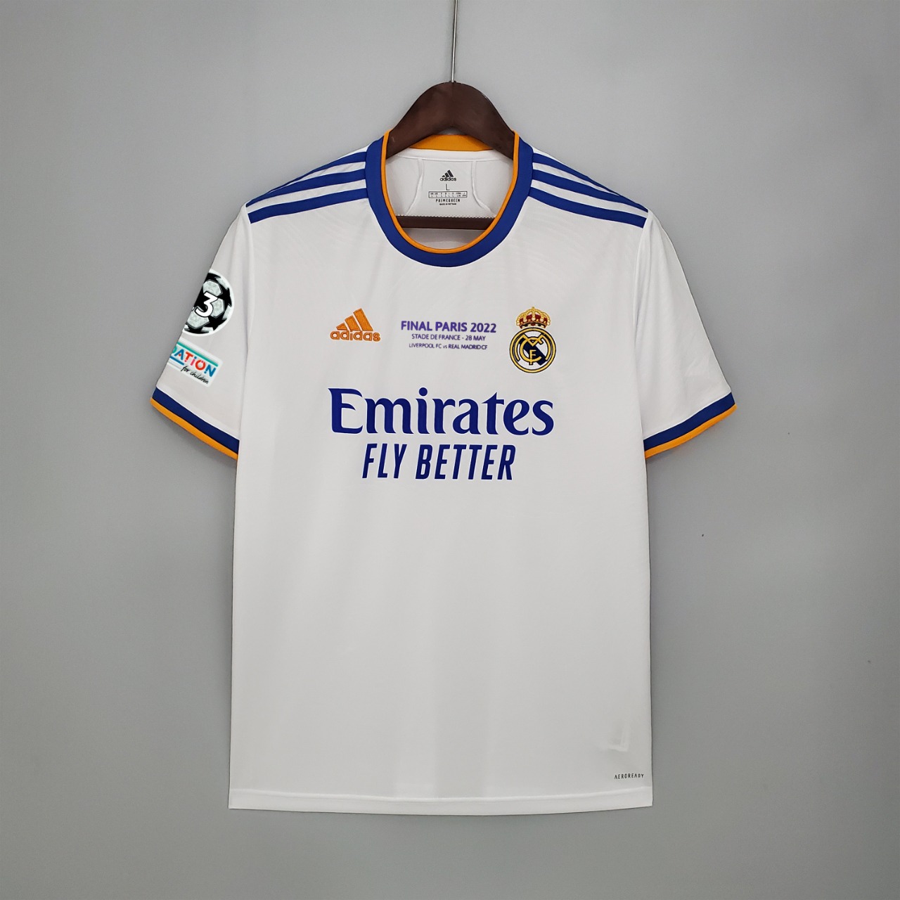 21/22 Real Madrid Final Version Home Soccer Jersey