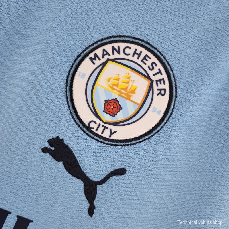 22/23 Manchester City Home Soccer Jersey