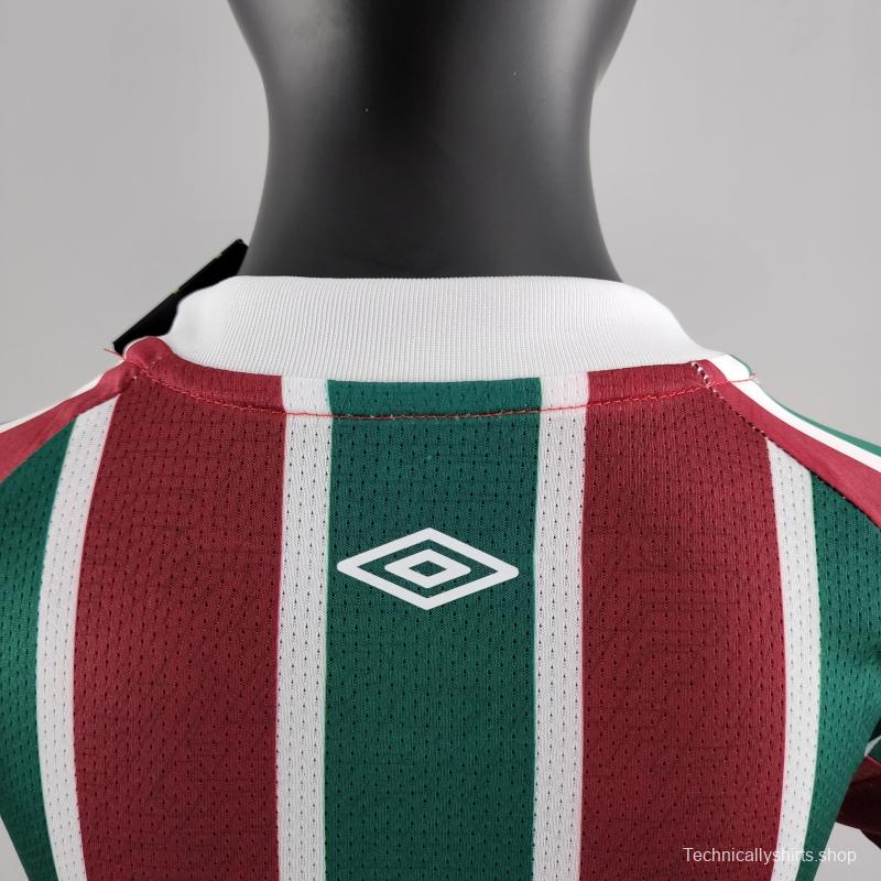 22/23 Kids Kit Fluminense Home Size16-28 Soccer Jersey