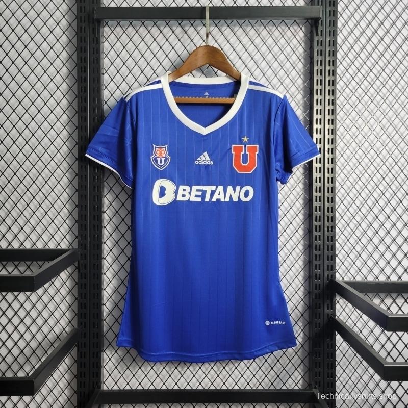 2022 Universidad De Chile Home Soccer Jersey