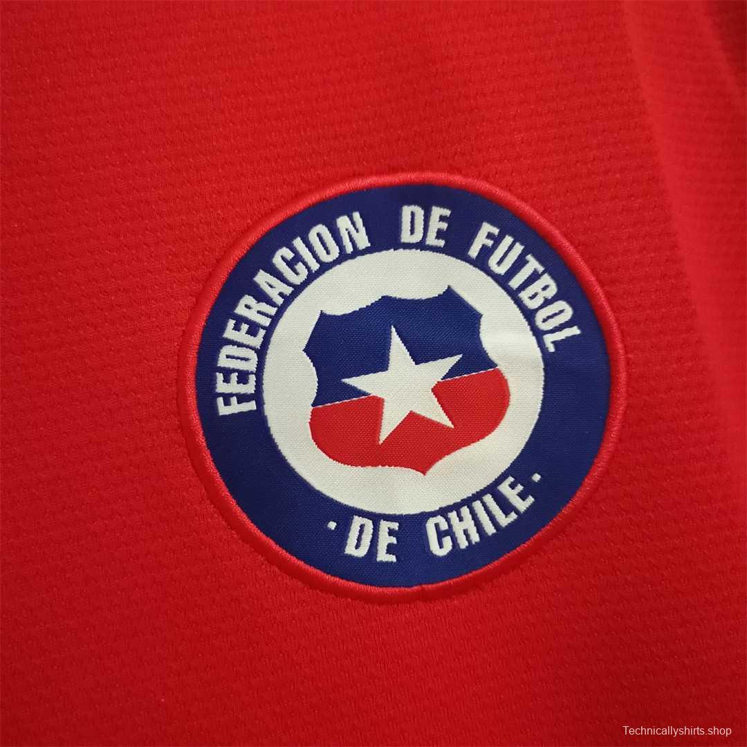 2022 Chile Home Soccer Jersey