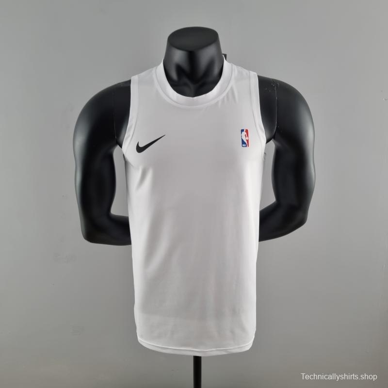 2022 Nike Pure White Vest Shirts #K000190