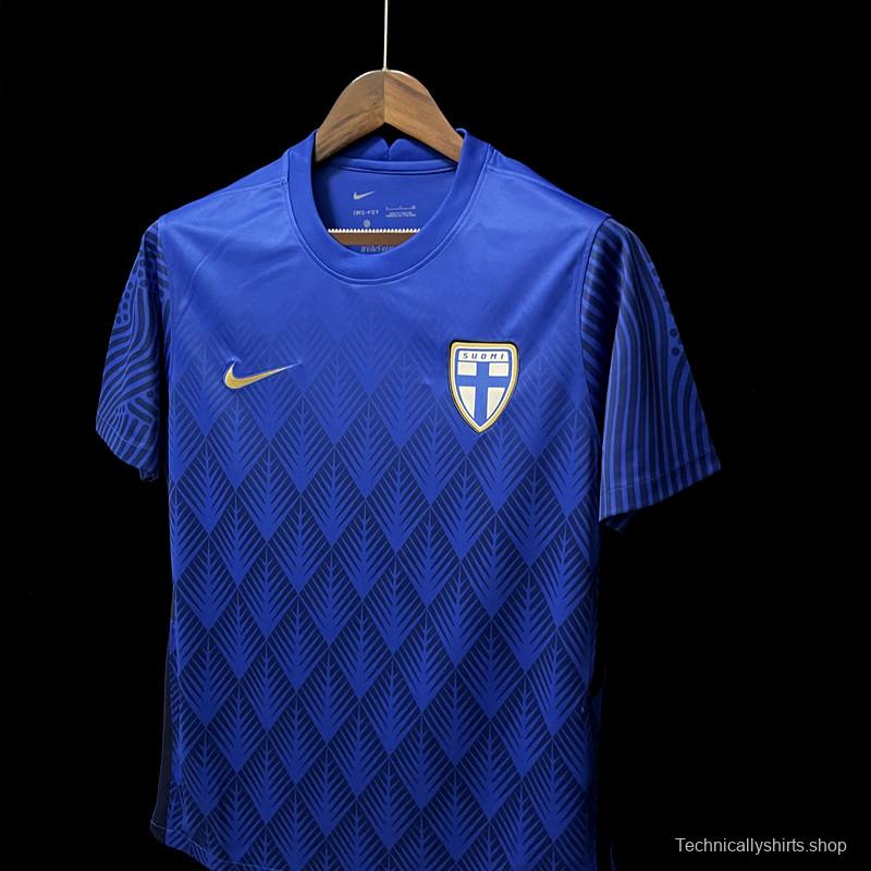 22/23 Finland Away Soccer Jersey