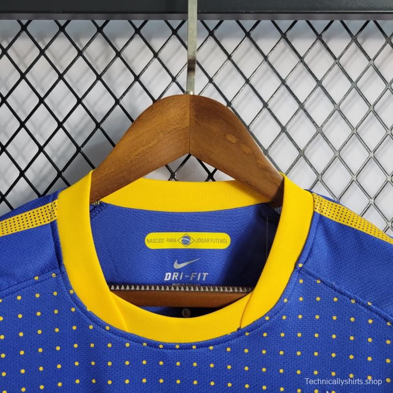 Retro 2010 Brazil Away Soccer Jersey