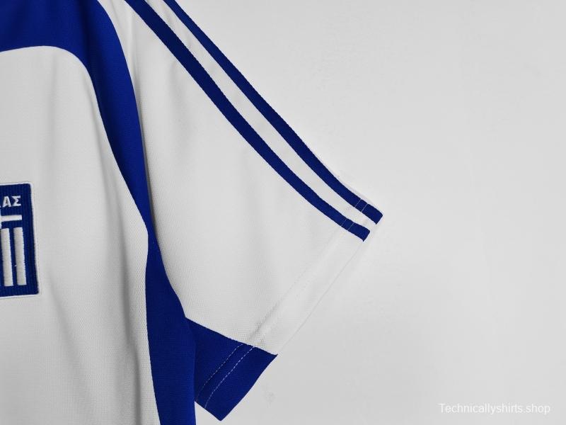 Retro 2004 Greece Away Soccer Jersey