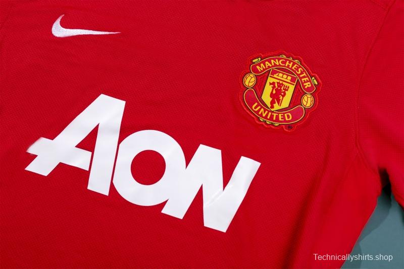 RETRO 11/12Manchester United Home Soccer Jersey