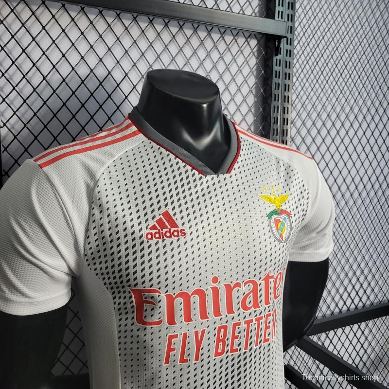 22/23 Player Benfica Third White Soccer Jersey