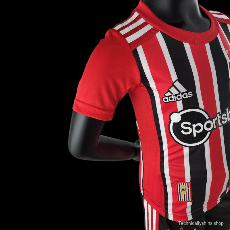 22/23 Kids Sao Paulo Away SIZE16-28 Soccer Jersey