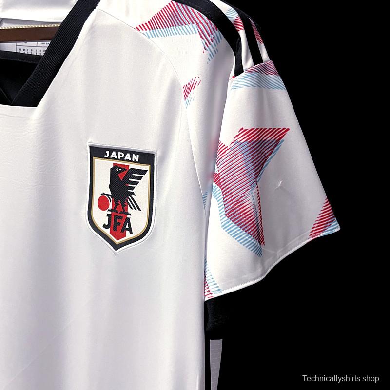 2022 Japan Away White Soccer Jersey