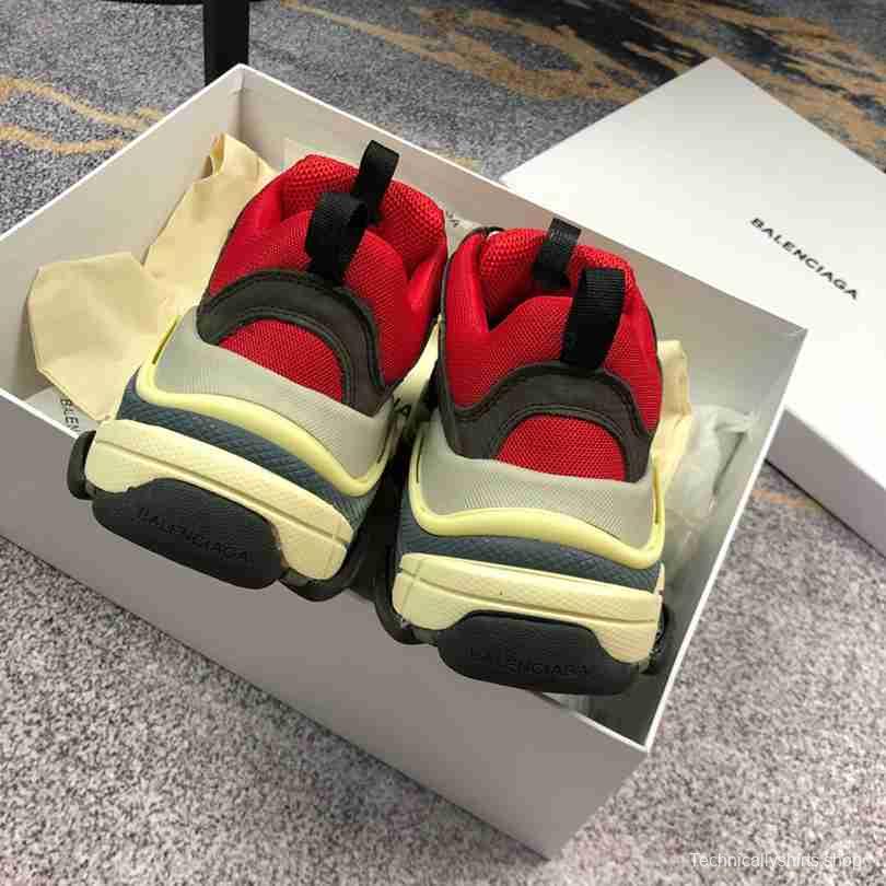 Men Balenciaga Triple-S Sneaker Black/Red