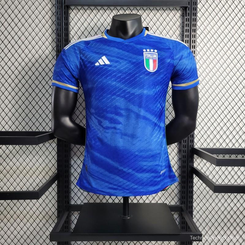 Player Version 2023 Italy Home Jersey