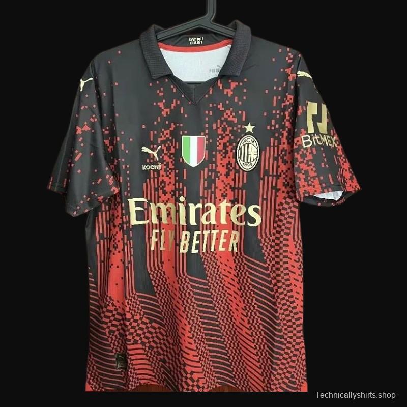 22/23 AC Milan X Koché Special Red/Black Jersey