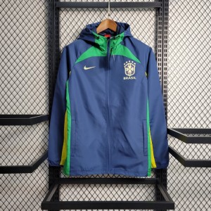 2023 Brazil Royal Blue Windbreaker