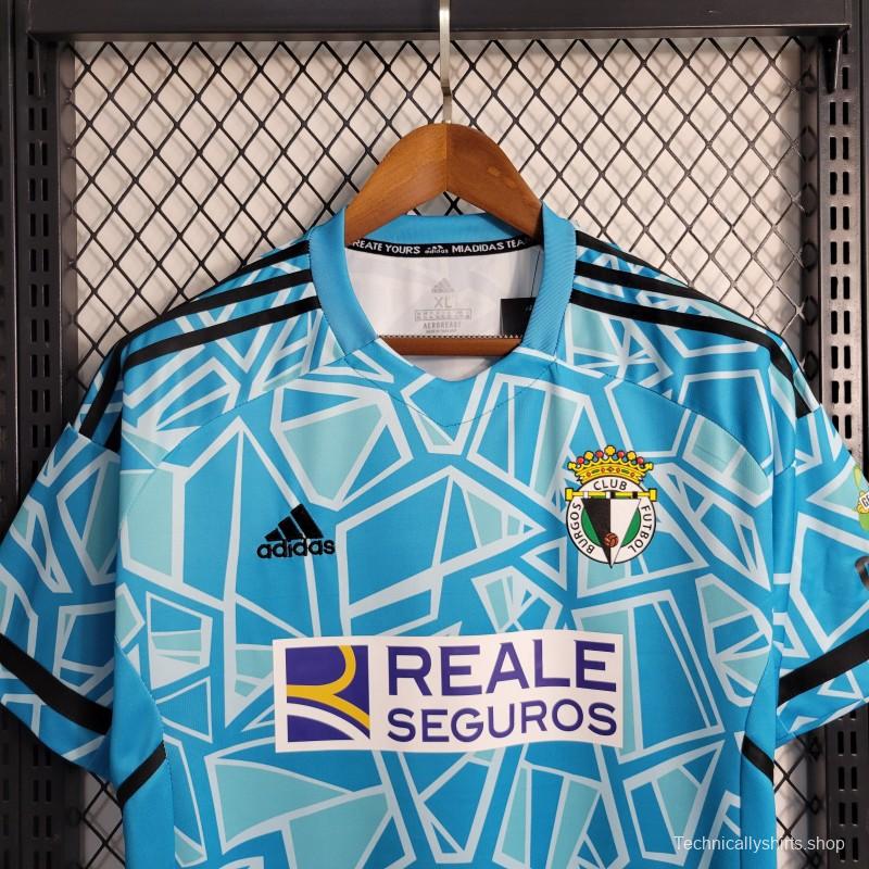 23/24 Burgos CF Blue Goalkeeper Jersey