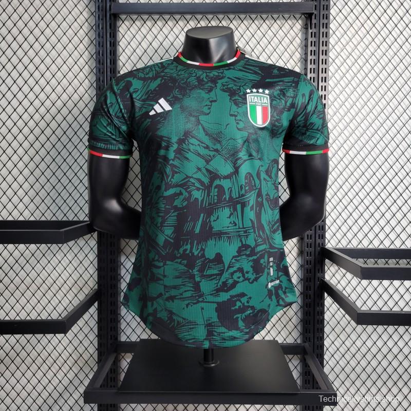 Player Version 2023 Italy Special Edition Green Jersey