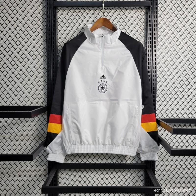 2023 Germany White Windbreaker