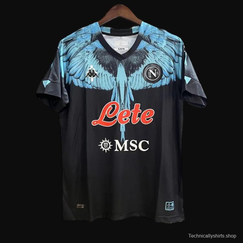 20/21 Kappa X Marcelo Burlon Napoli Black Jersey