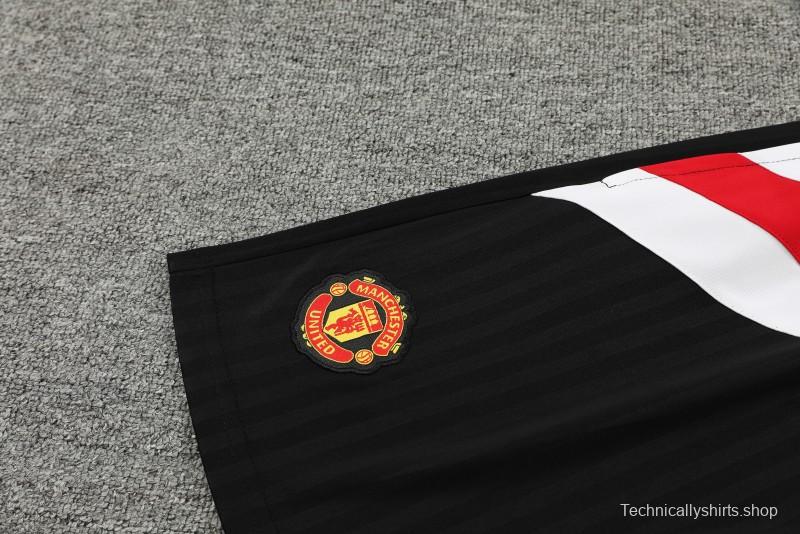 23-24 Manchester United Black Remake Icon Vest Jersey+Shorts