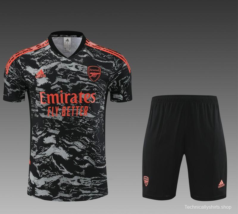 23 24 Arsenal Black Special Short Sleeve+Shorts