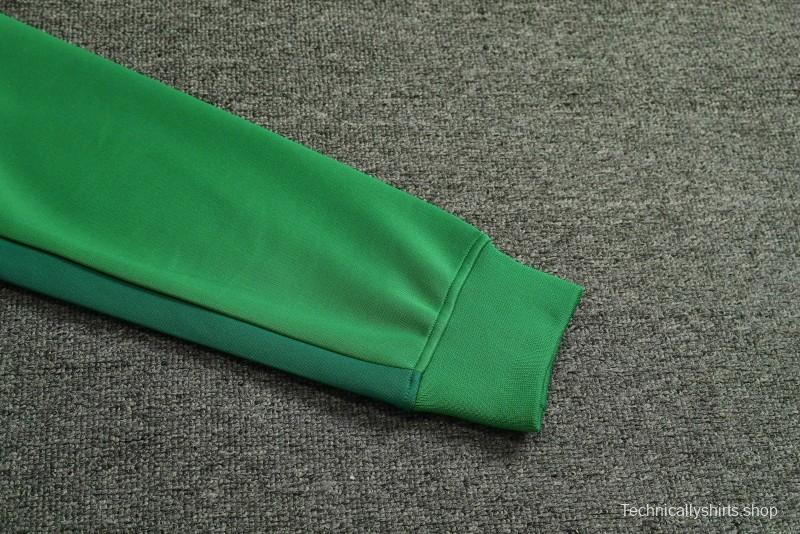 23/24 Nike Green Full Zipper Jacket+ Pants