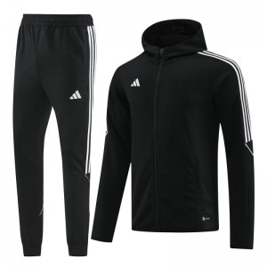 2024 Adidas Black Full Zipper HoodieJacket+Pants