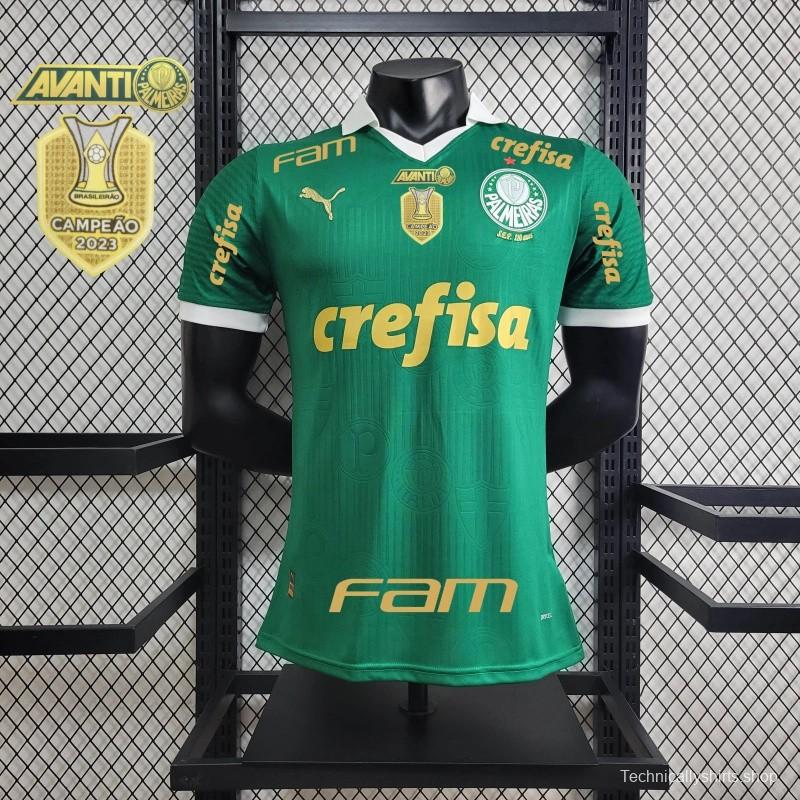 Player Version 24/25 Palmeiras Home Jersey+ All Sponsored