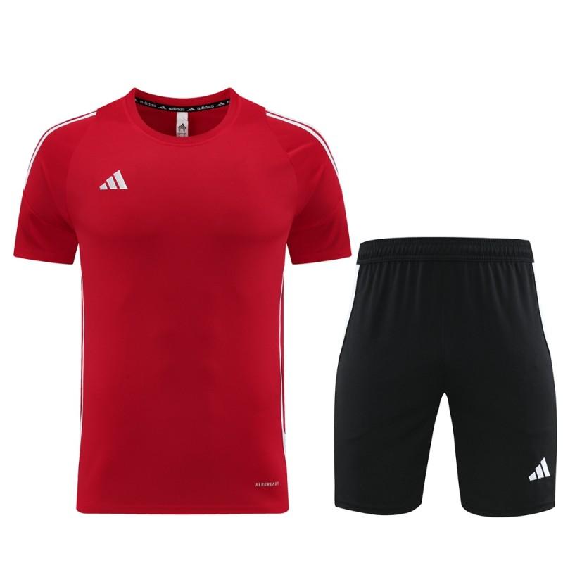 2024 Adidas Red Short Sleeve Jersey+Shorts