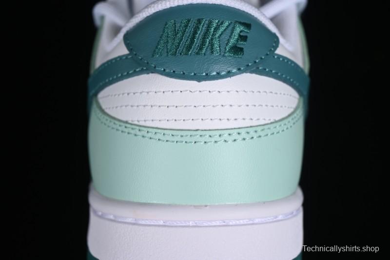 Nike SB Dunk Low White Green Skateboarding Shoes - FD9911-101