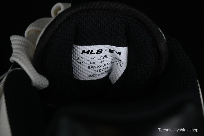 New York Yankees Chunky Liner Basic Thick Sole Platform Sneakers with 6cm Height Increase - 3ASXCA12N50WHS