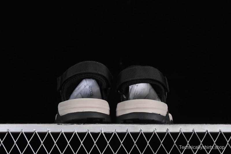 ECCO Offroad Series 2024 Summer Men's Casual Sandals with Soft Leather Upper and Mesh Panels - 63131501001